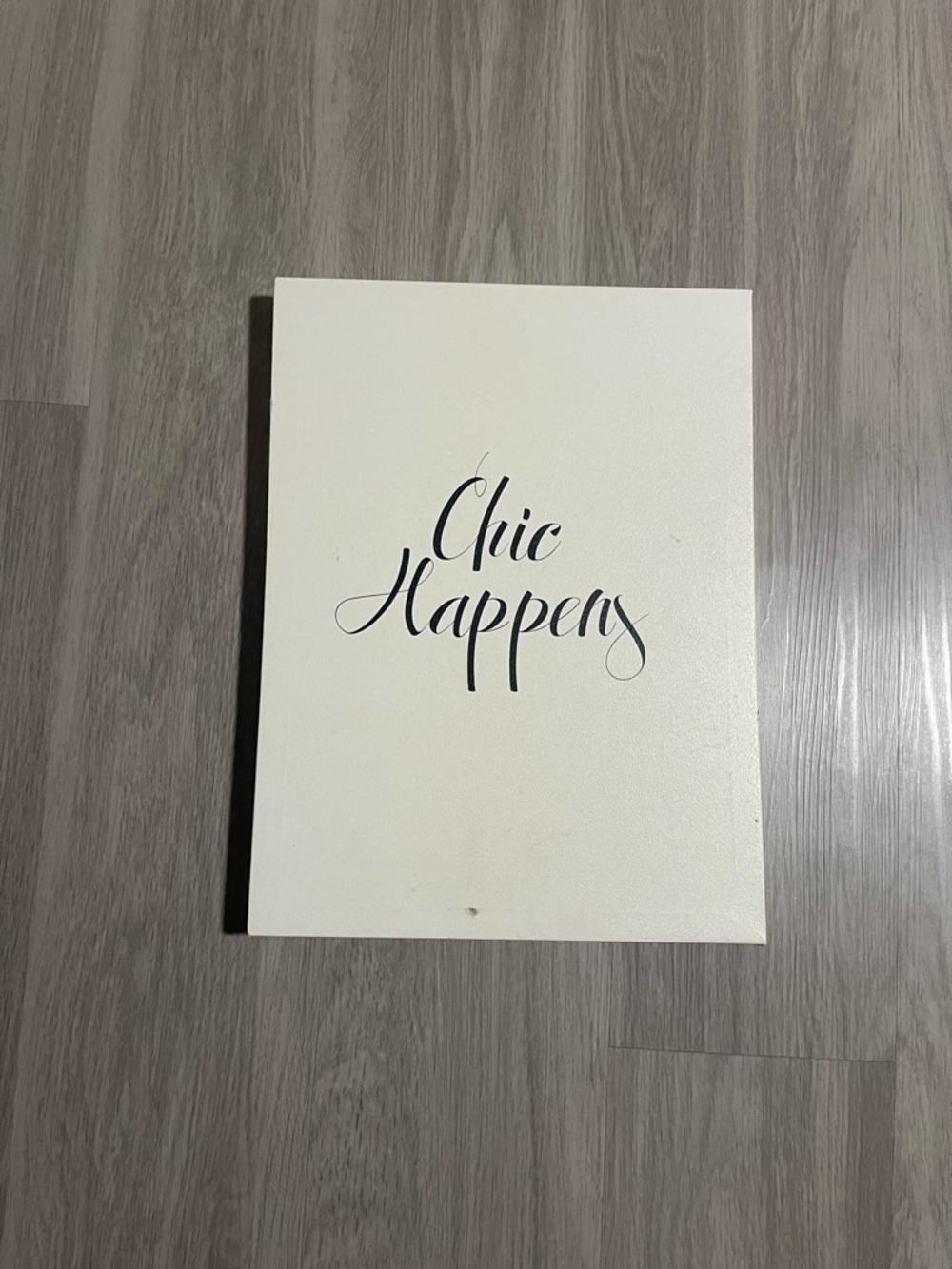 Chic Happens Wall Art